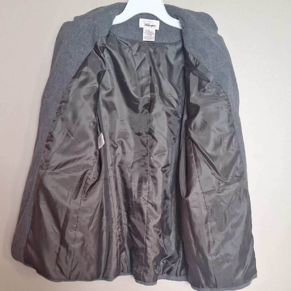 Gray Wool Coat - Picture 3 of 4